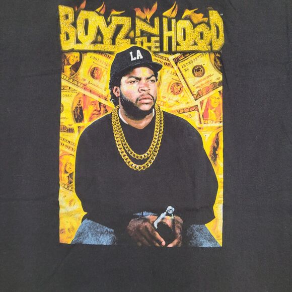 Boyz-N-the-Hood Shirt M/L 21x27 Black Hip-Hop Eazy-E - Picture 7 of 11